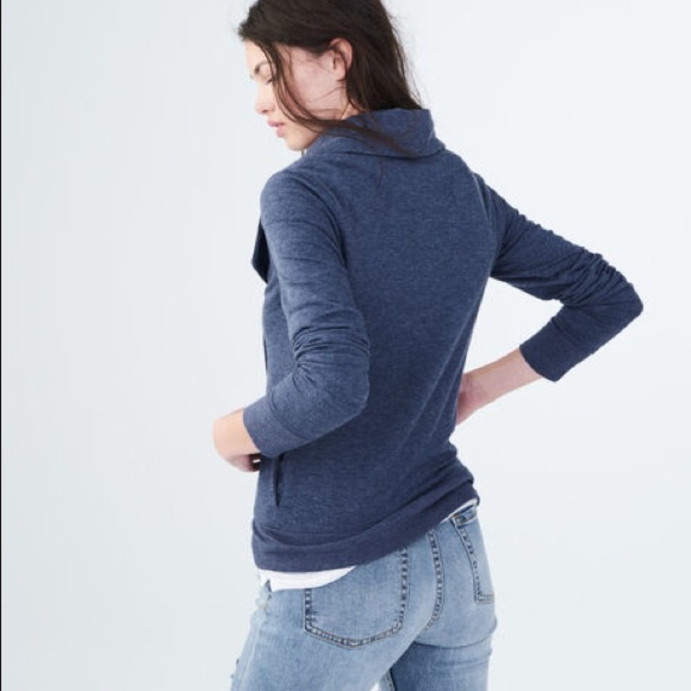 Dark Blue Athletic Jacket - Picture 6 of 8